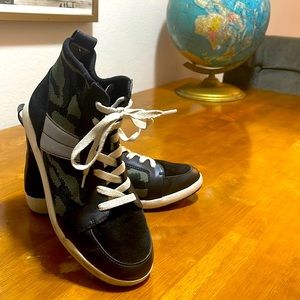 Sanctuary ‘Major’ mixed media high-top sneaker